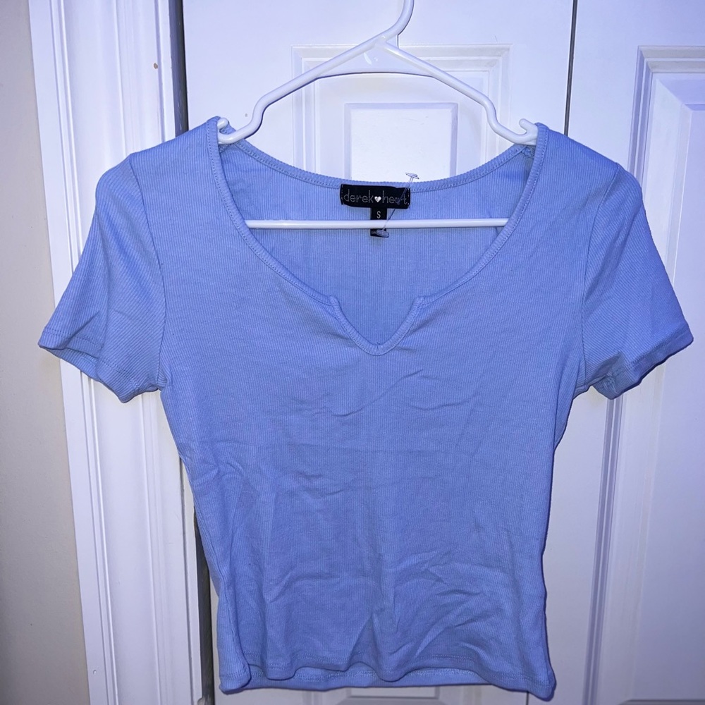 Baby blue top